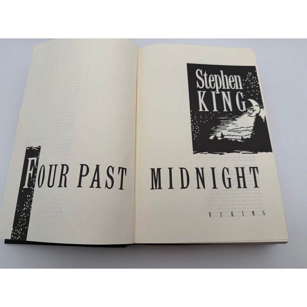 Stephen King Four Past Midnight 1990 First Edition 1st Printing Hardcover Viking